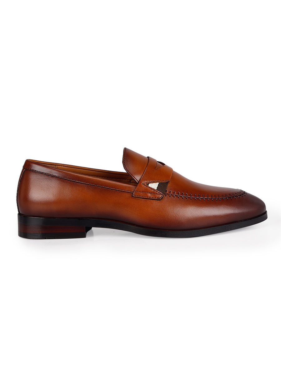 Simba Leather Loafer Shoe - Tan main image 1