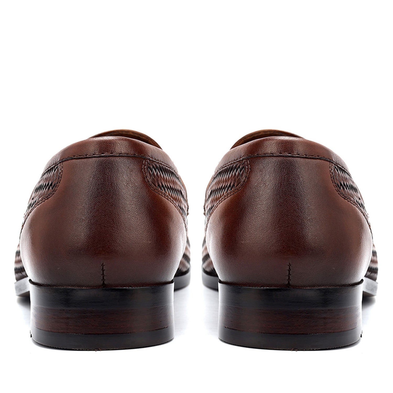 Tan Horse-Bit Woven Loafers – Rosso Brunello Leathers Pvt. Ltd.