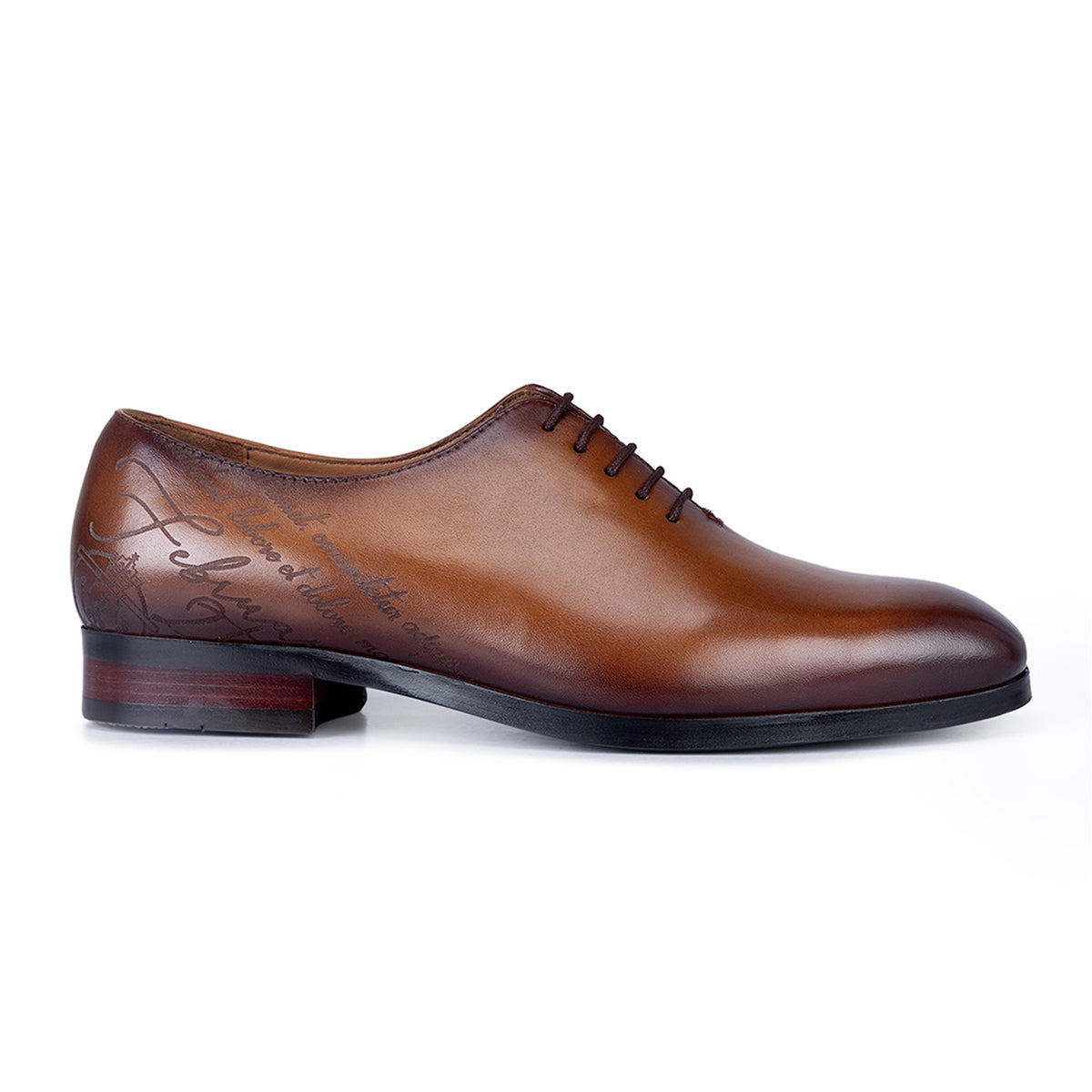 Tan Signato Lace Ups – Rosso Brunello Leathers Pvt. Ltd.