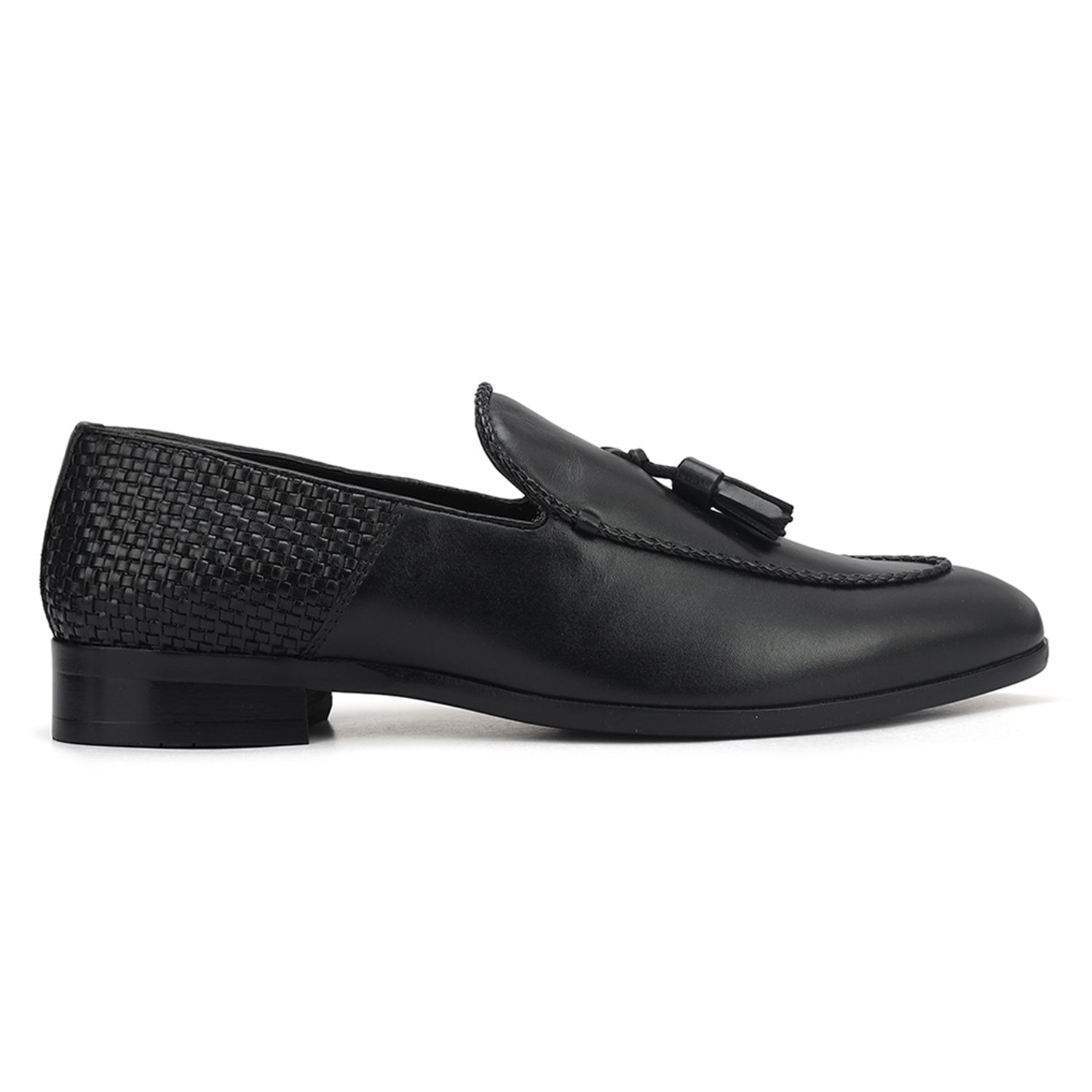 Black Loafers With Tassels – Rosso Brunello Leathers Pvt. Ltd.