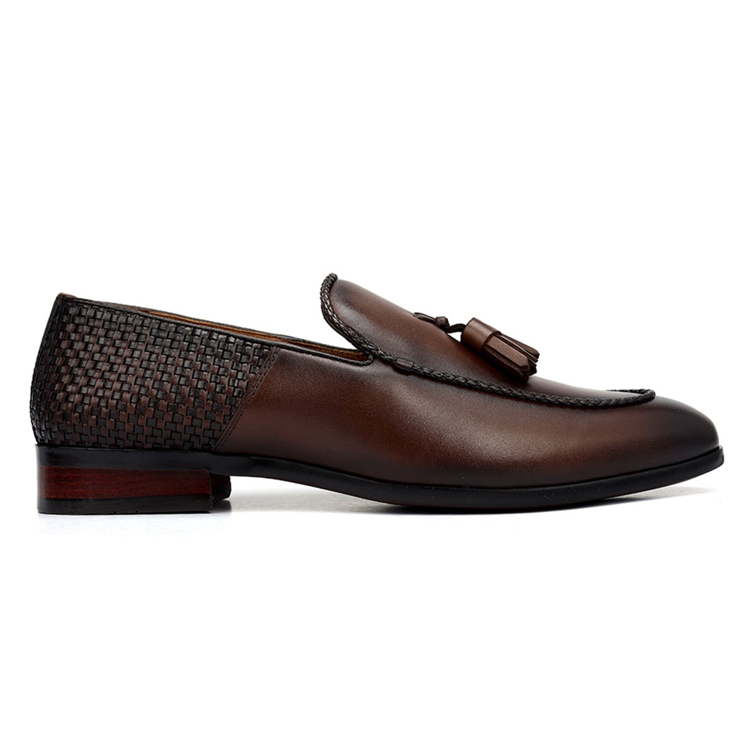 princess polly baby blue dress Walk London sean chunky tassel loafers in brown leather main image 1