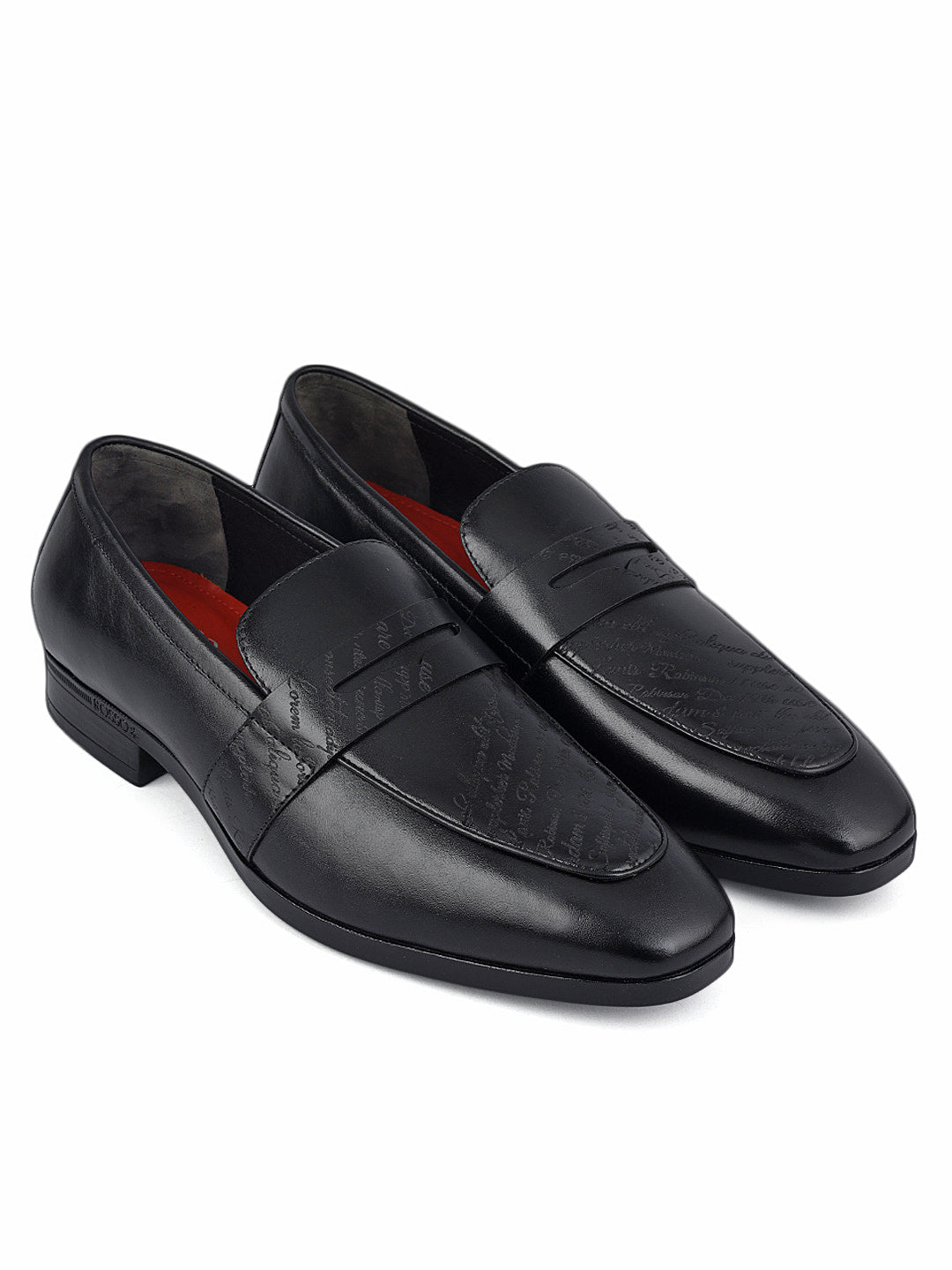 Black Formal Leather Loafers