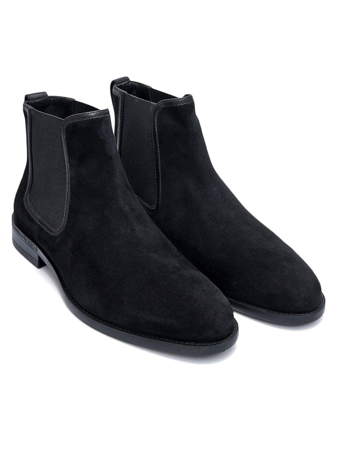 Black Suede Leather Boots